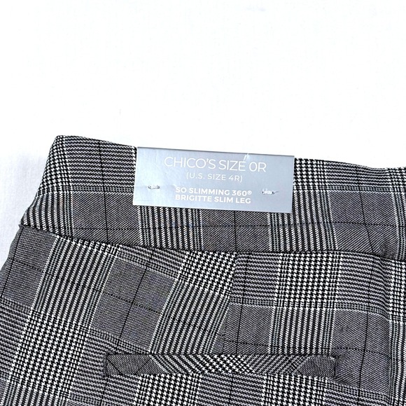 NEW Chicos So Slimming 360‎ Brigitte Slim Leg Pants Size 4R Pull-on Stretch - Picture 4 of 6